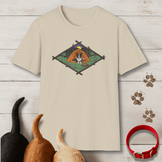 Camping Pup (Color) T-Shirt