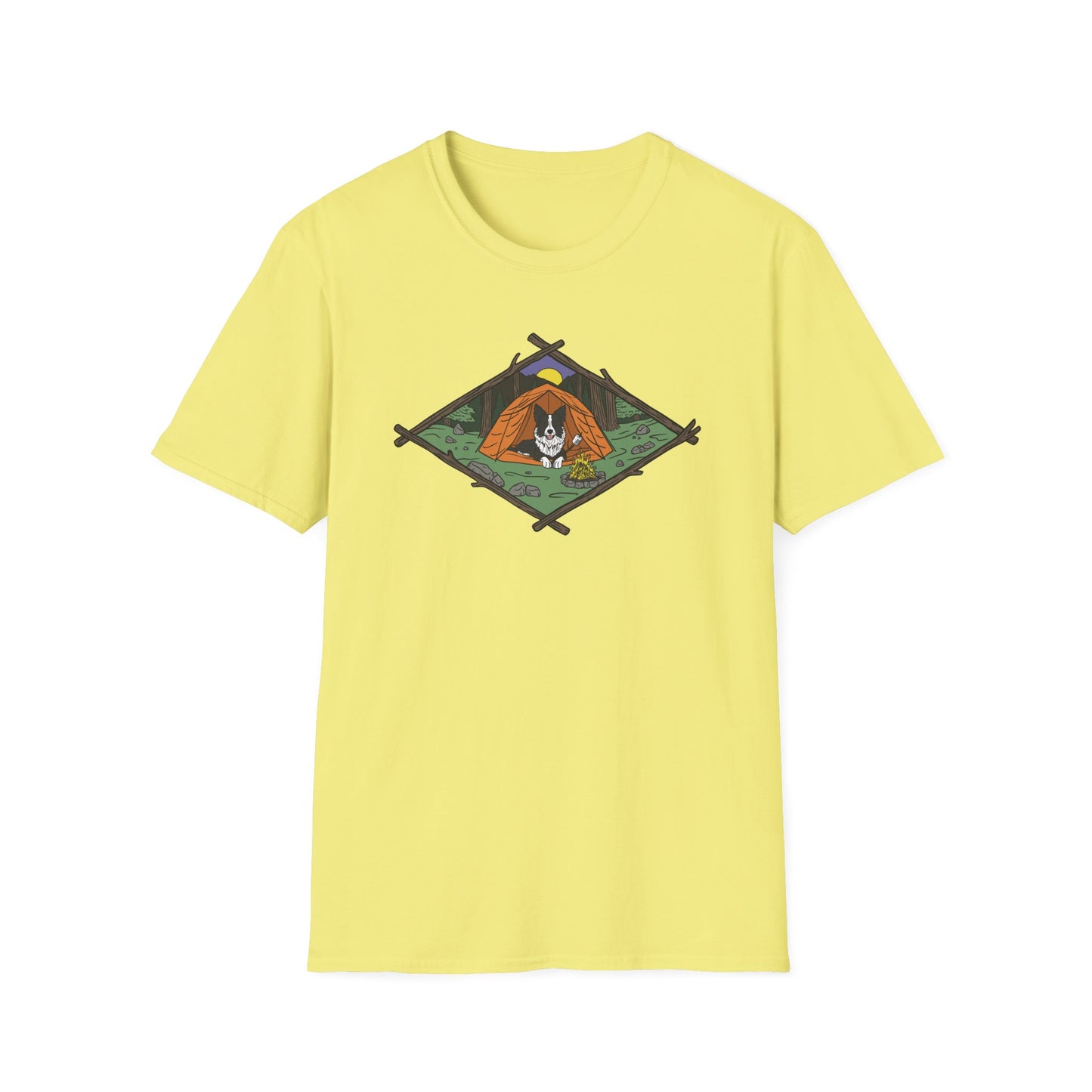Camping Pup (Color) T-Shirt