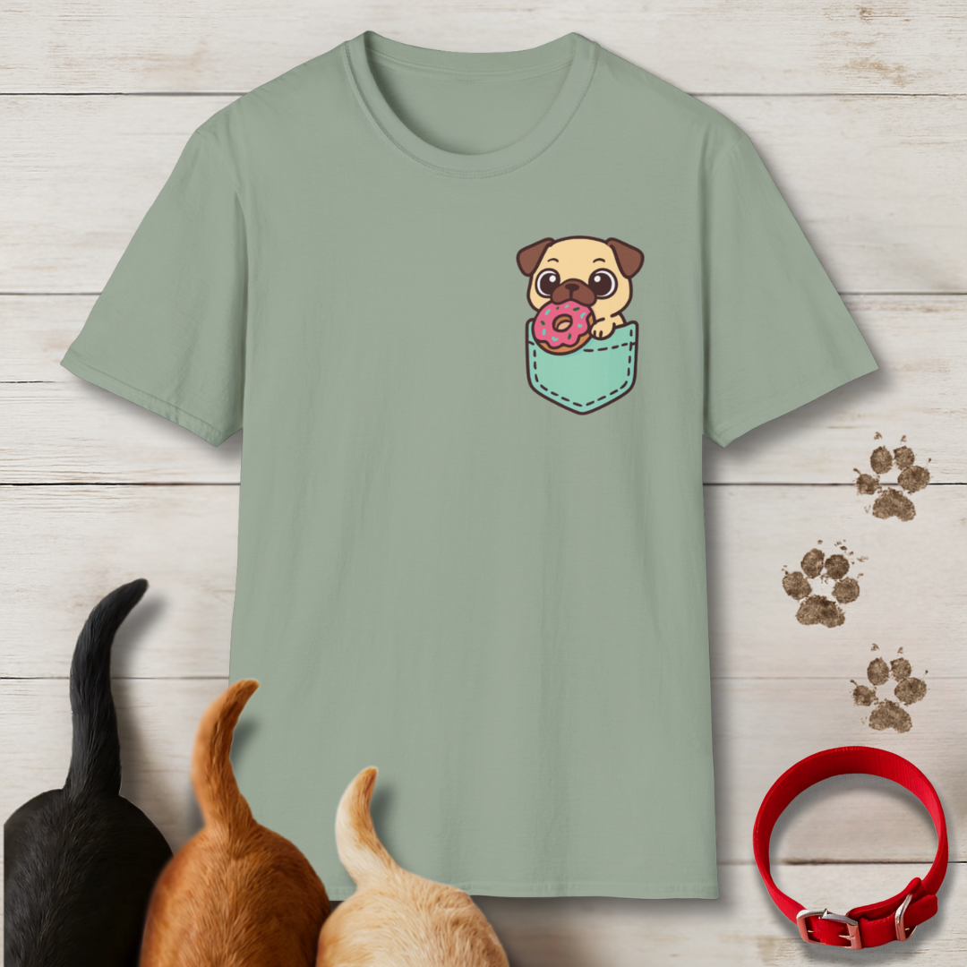 Donut Pocket Pup T-Shirt