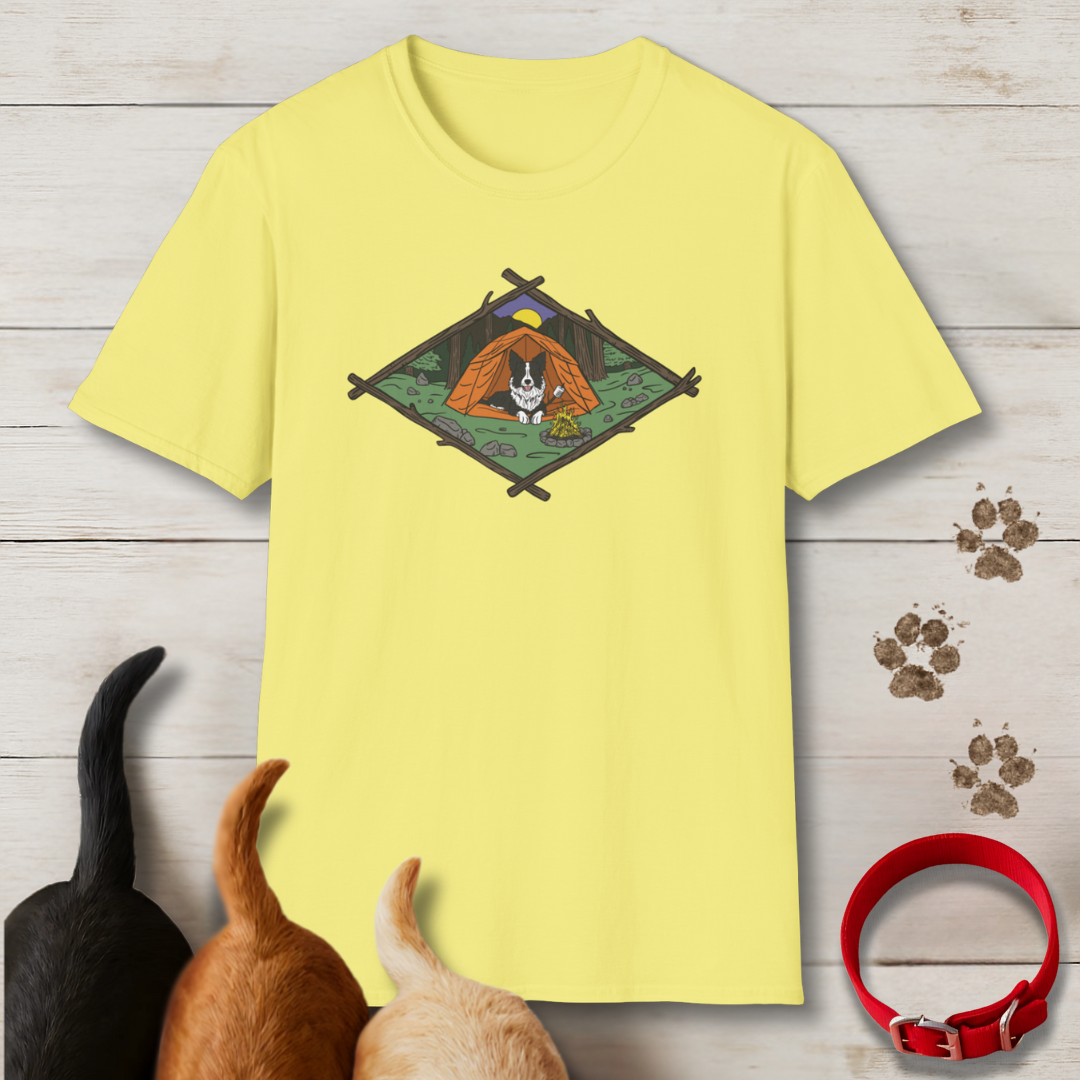 Camping Pup (Color) T-Shirt