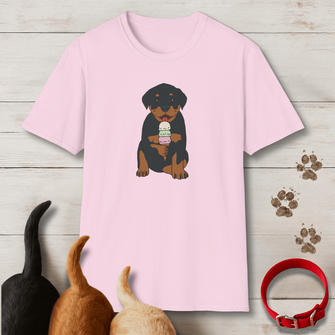 Ice Cream Pup T-Shirt - Tailwags Unlimited