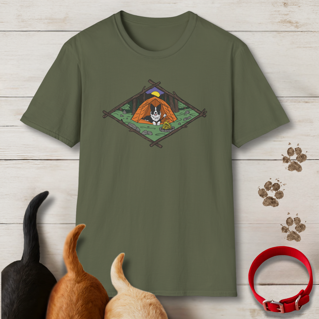 Camping Pup (Color) T-Shirt