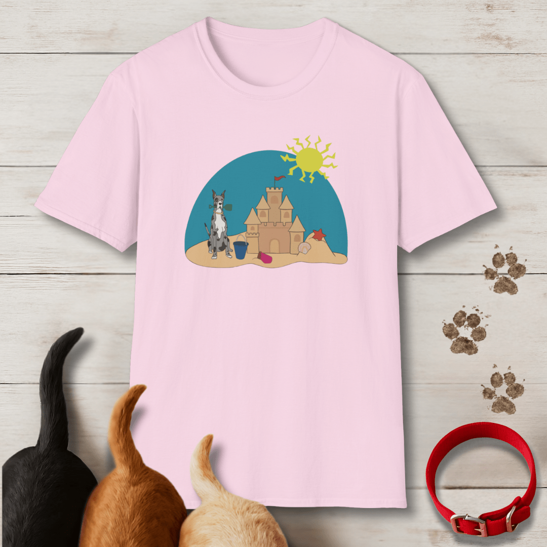 Building a Sandcastle T-Shirt - Tailwags Unlimited