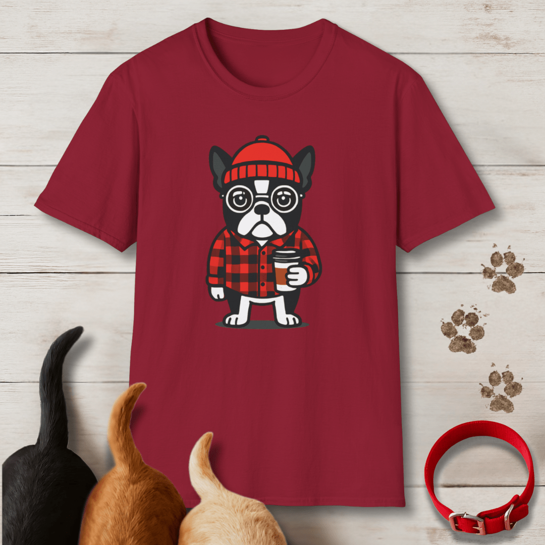 Hipster Pup T-Shirt - Tailwags Unlimited