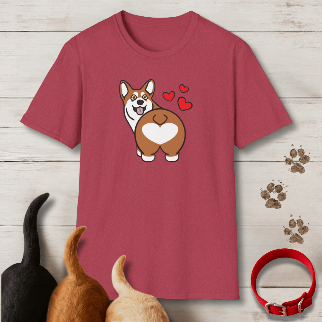 Corgi Butt T-Shirt - Tailwags Unlimited