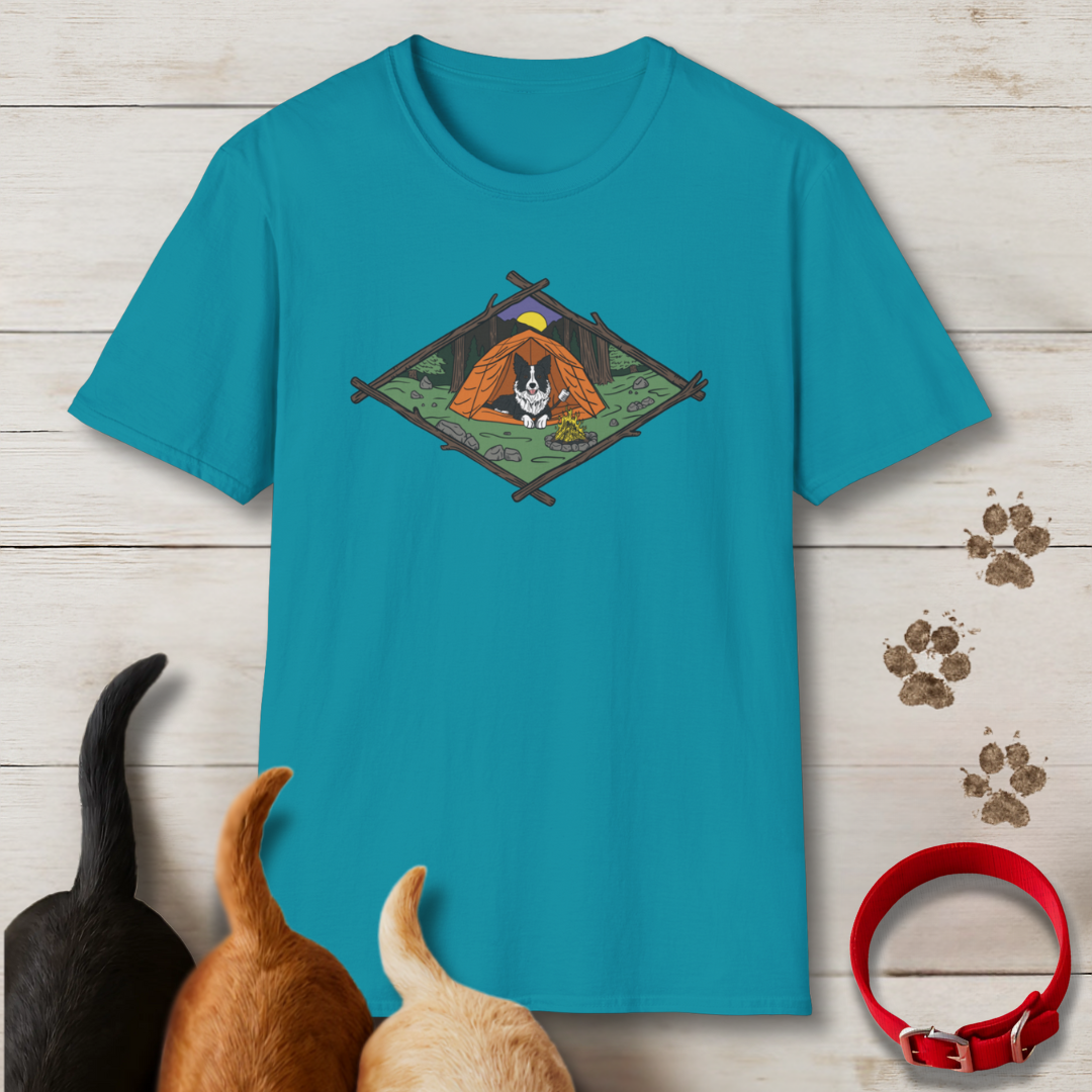 Camping Pup (Color) T-Shirt