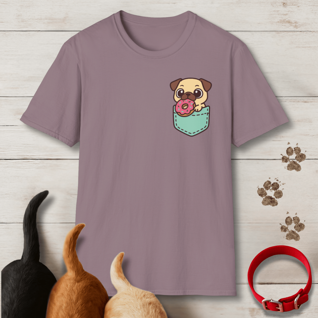 Donut Pocket Pup T-Shirt - Tailwags Unlimited