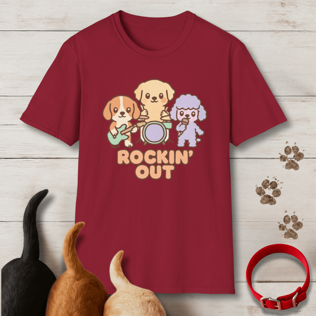 Rockin' Out T-Shirt - Tailwags Unlimited