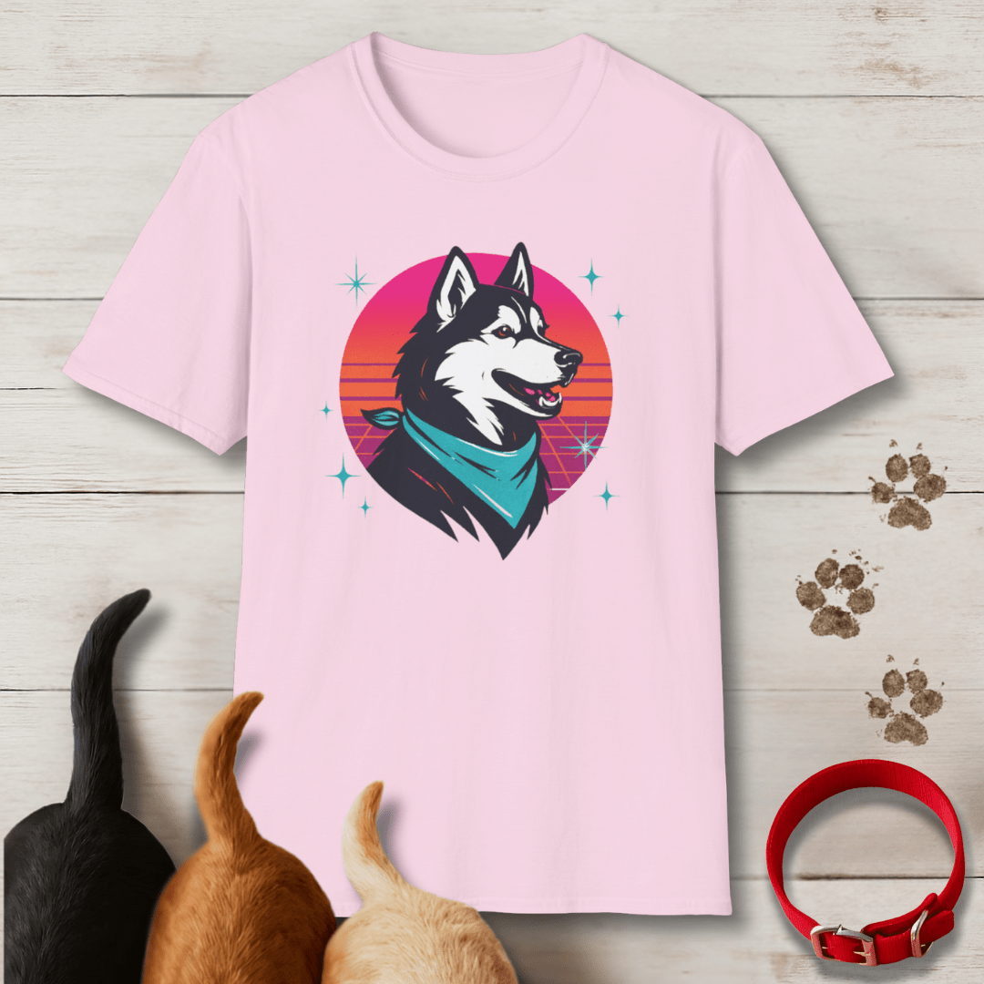 Husky Sunset T-Shirt - Tailwags Unlimited