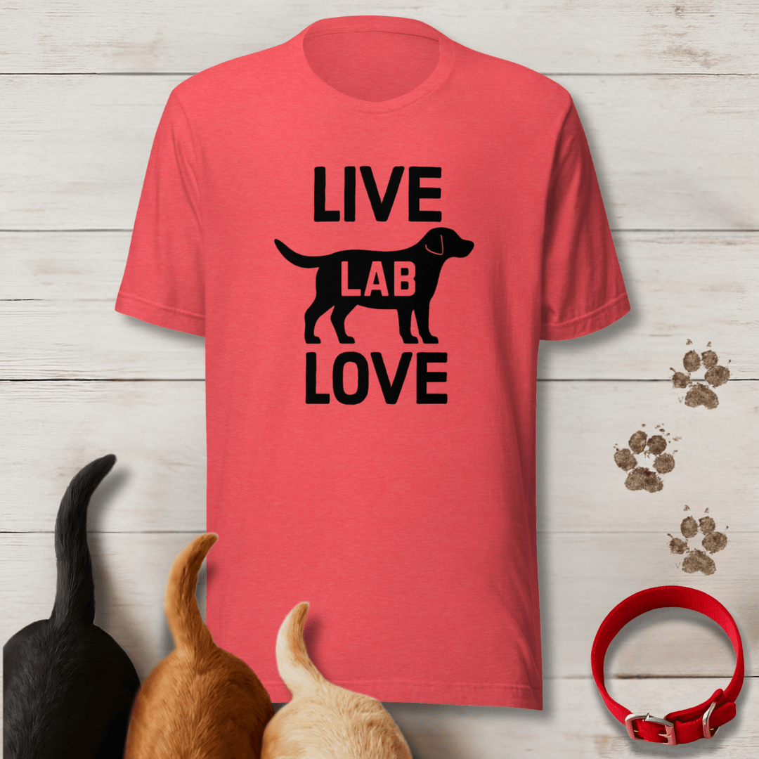 Live Lab Love T-Shirt - Tailwags Unlimited