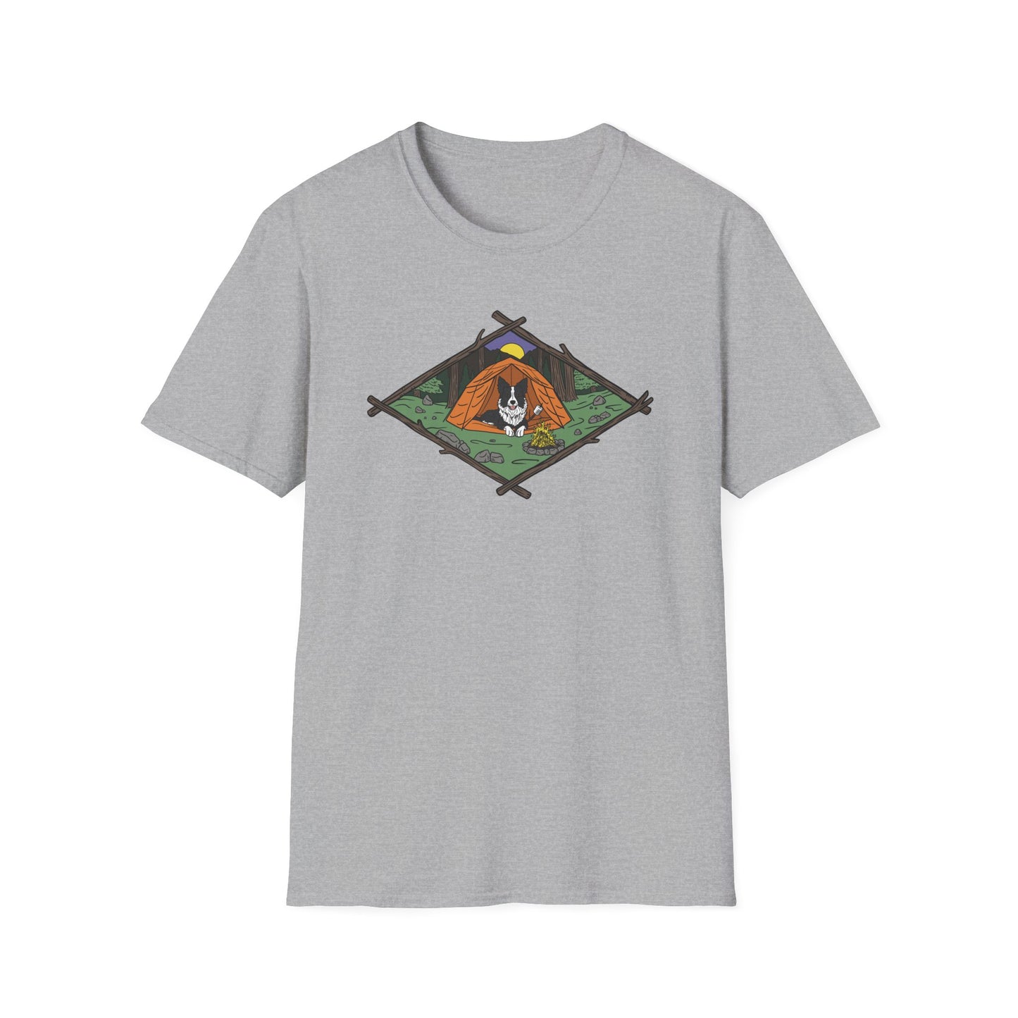 Camping Pup (Color) T-Shirt