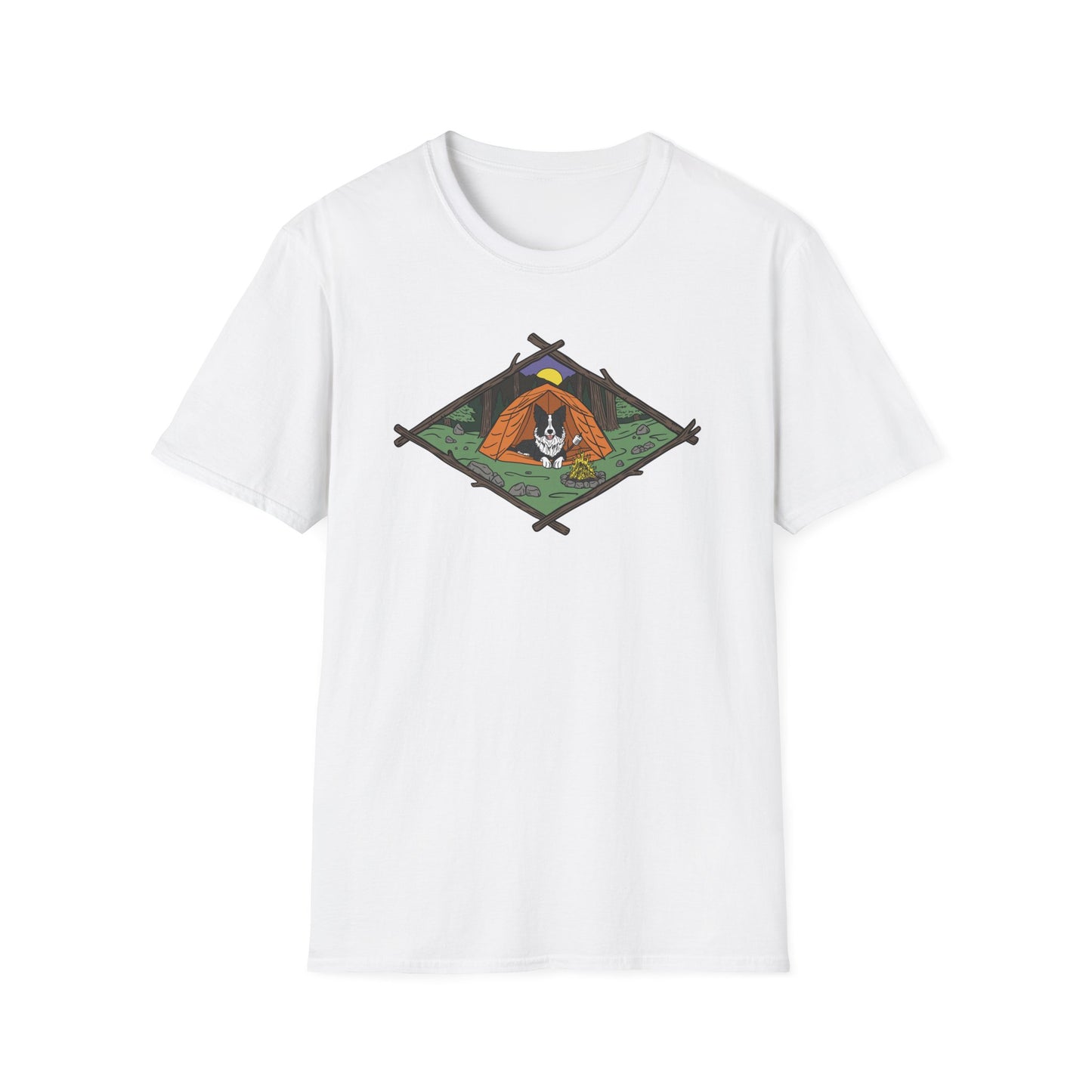 Camping Pup (Color) T-Shirt