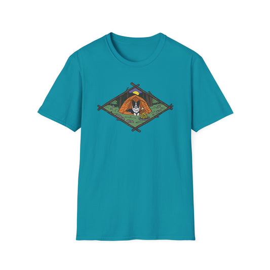 Camping Pup (Color) T-Shirt
