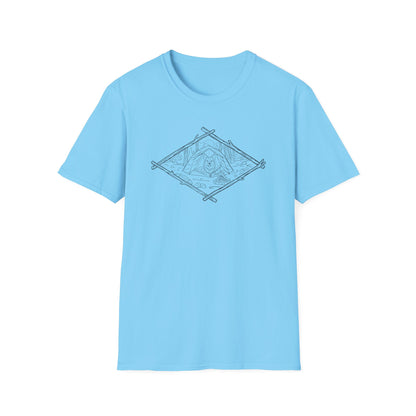 Camping Pup (No Color) T-Shirt