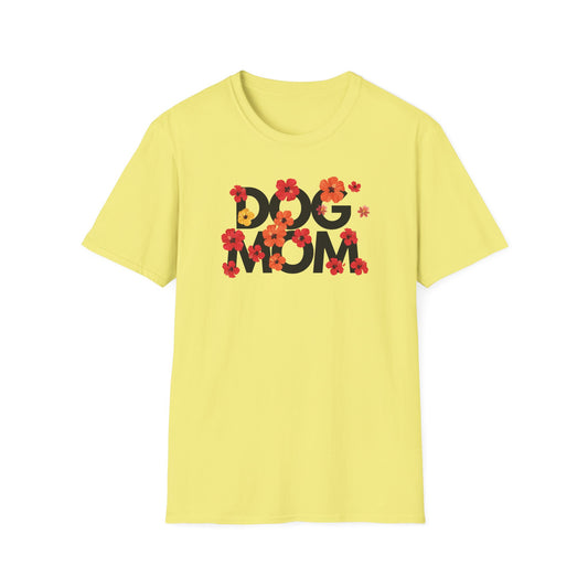 Hibiscus Dog Mom T-Shirt