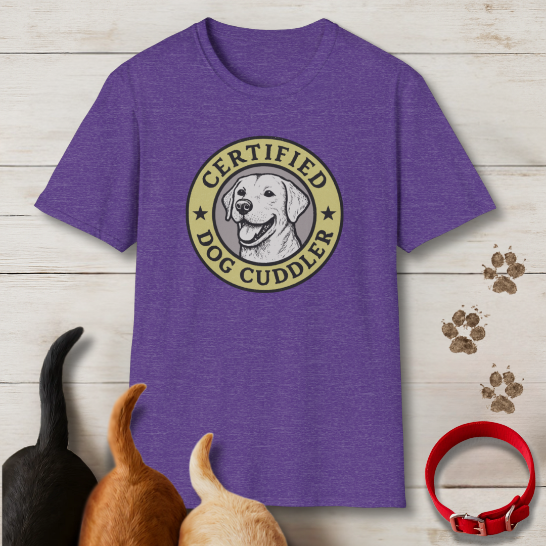 Certified Dog Cuddler T-Shirt