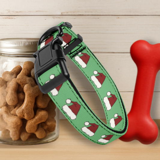 Santa Hat Dog Collar