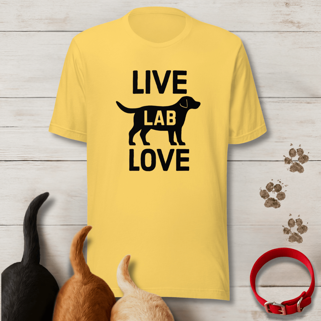 Live Lab Love T-Shirt - Tailwags Unlimited