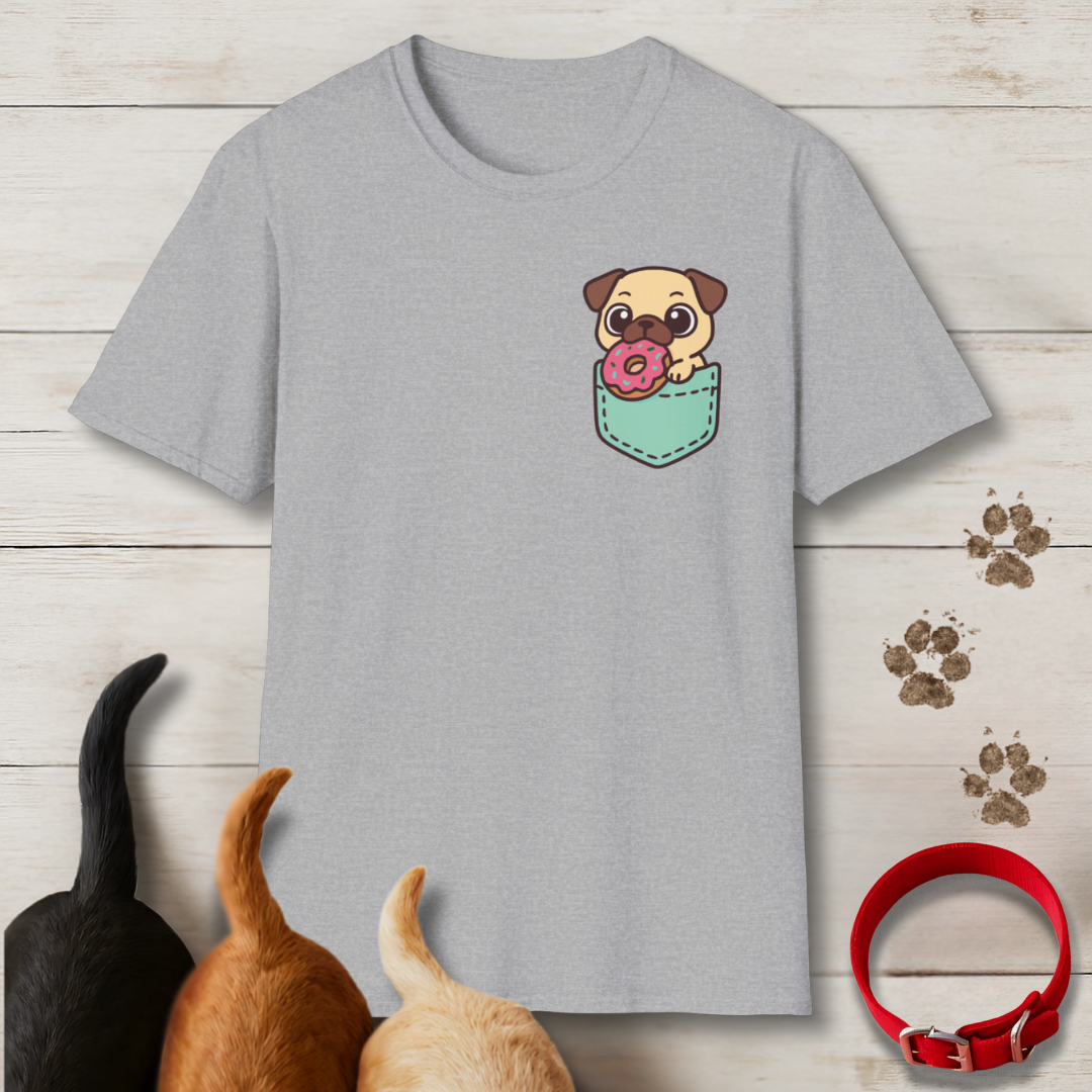Donut Pocket Pup T-Shirt