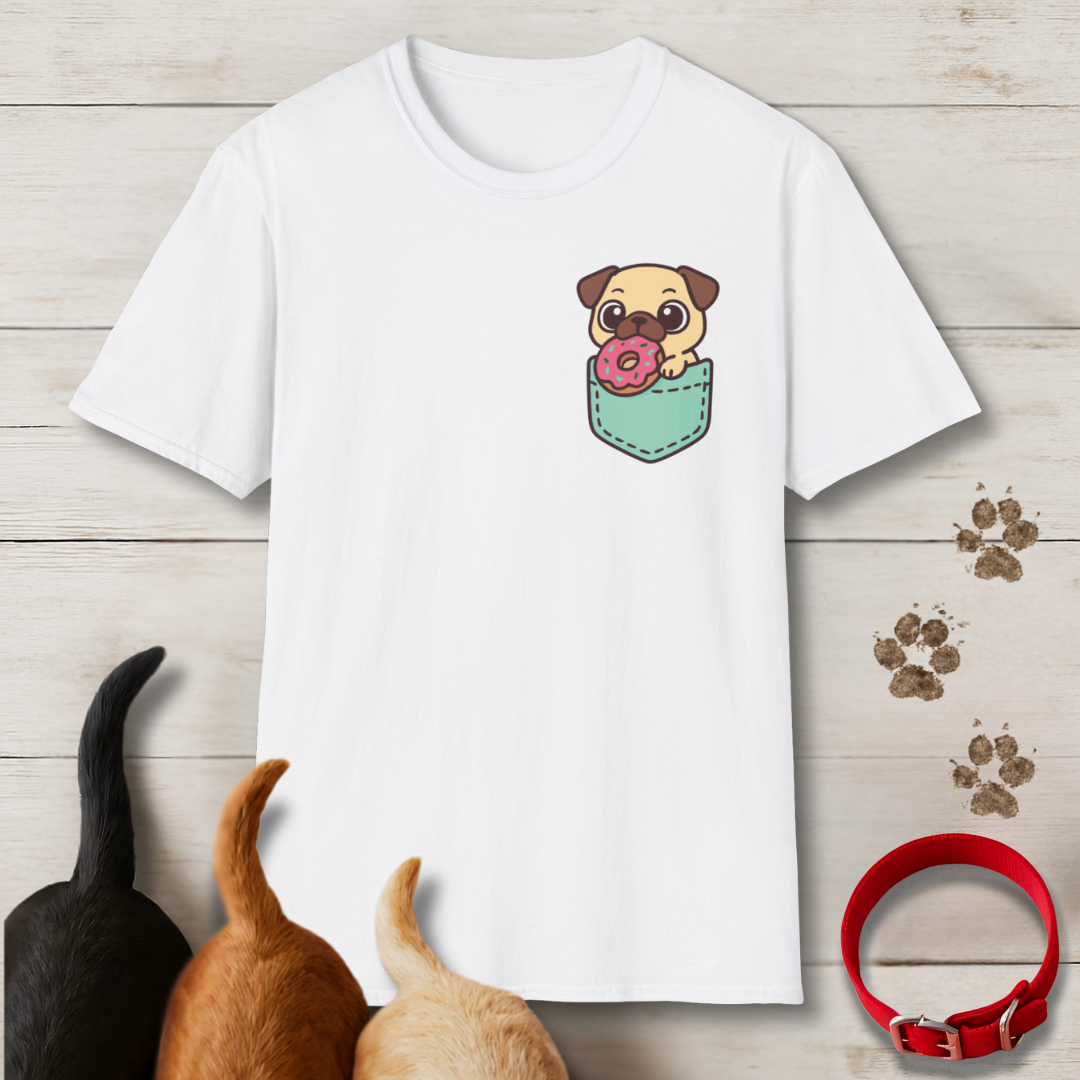 Donut Pocket Pup T-Shirt
