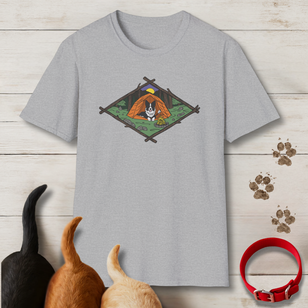 Camping Pup (Color) T-Shirt