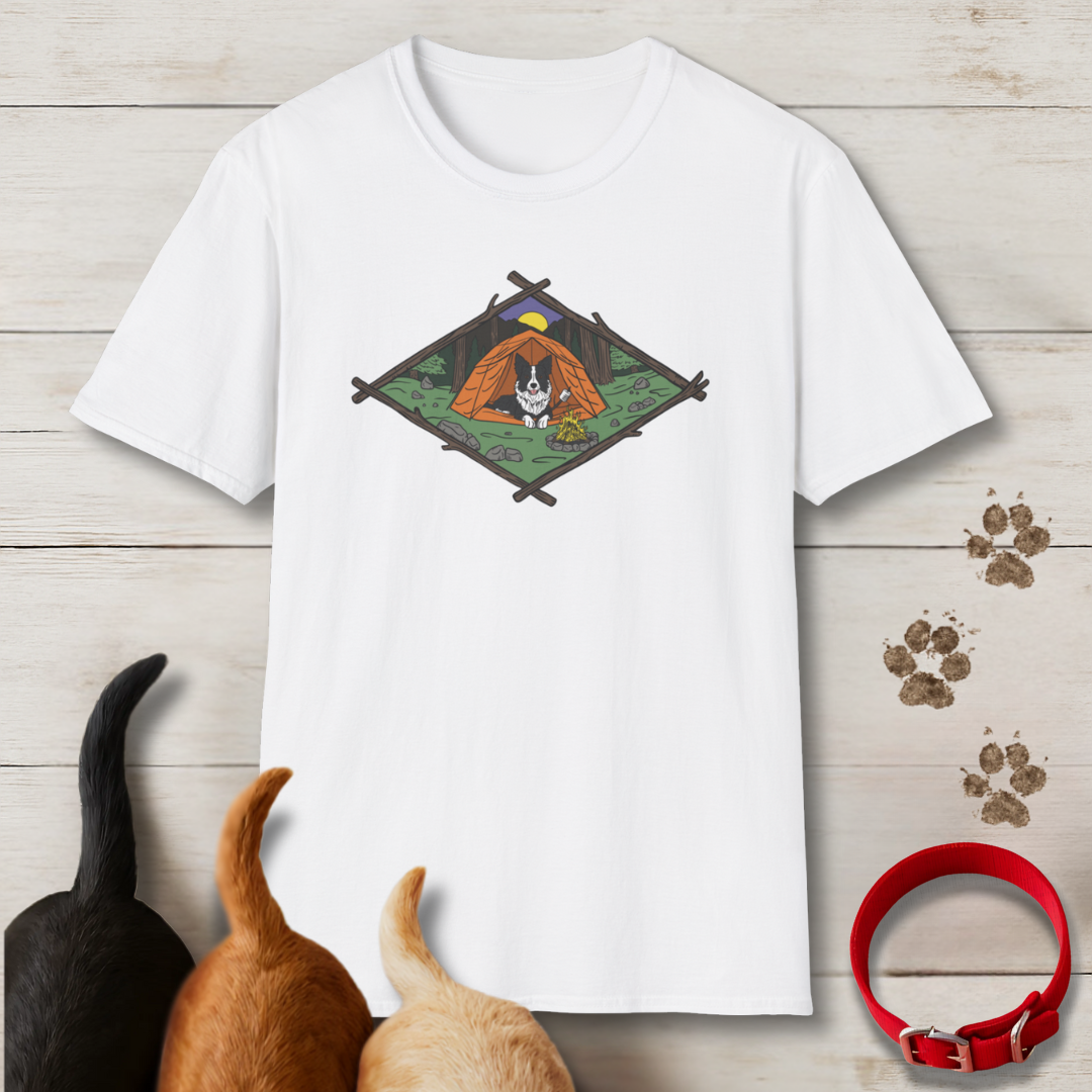 Camping Pup (Color) T-Shirt