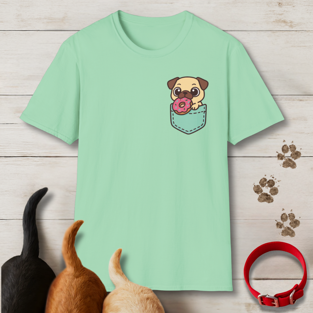 Donut Pocket Pup T-Shirt