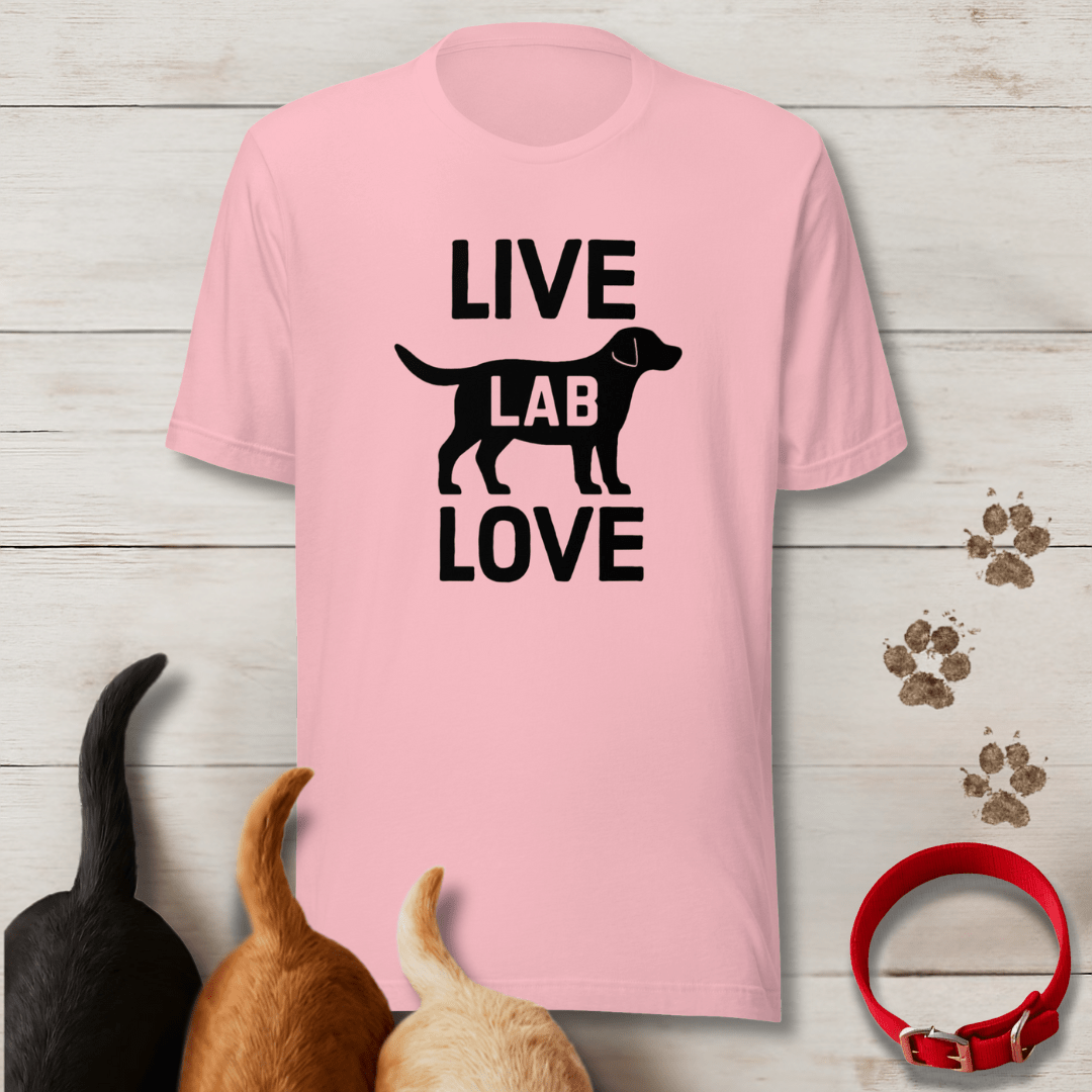 Live Lab Love T-Shirt - Tailwags Unlimited