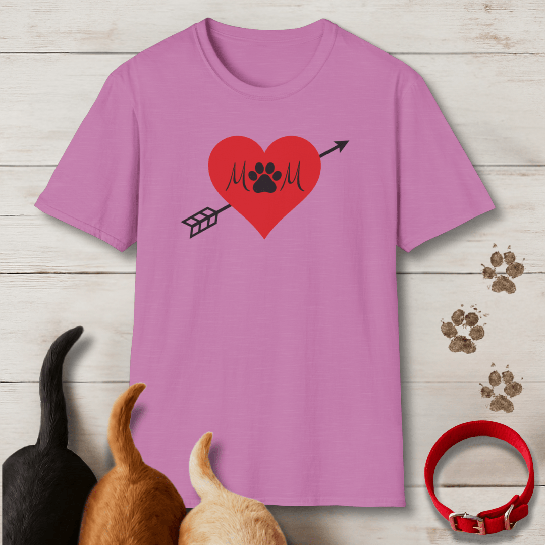 Mom Heart Tattoo T-Shirt - Tailwags Unlimited