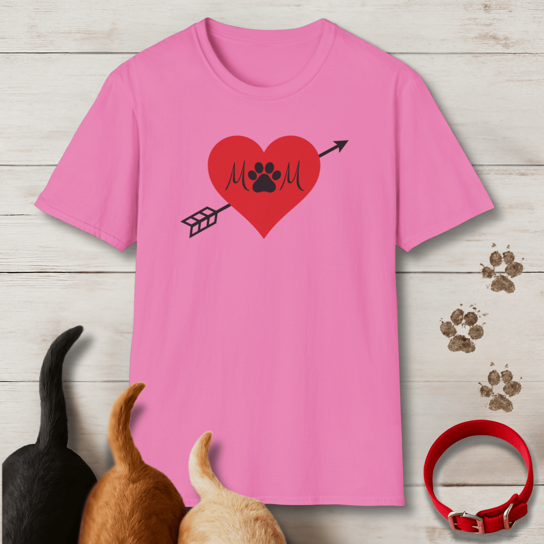 Mom Heart Tattoo T-Shirt - Tailwags Unlimited