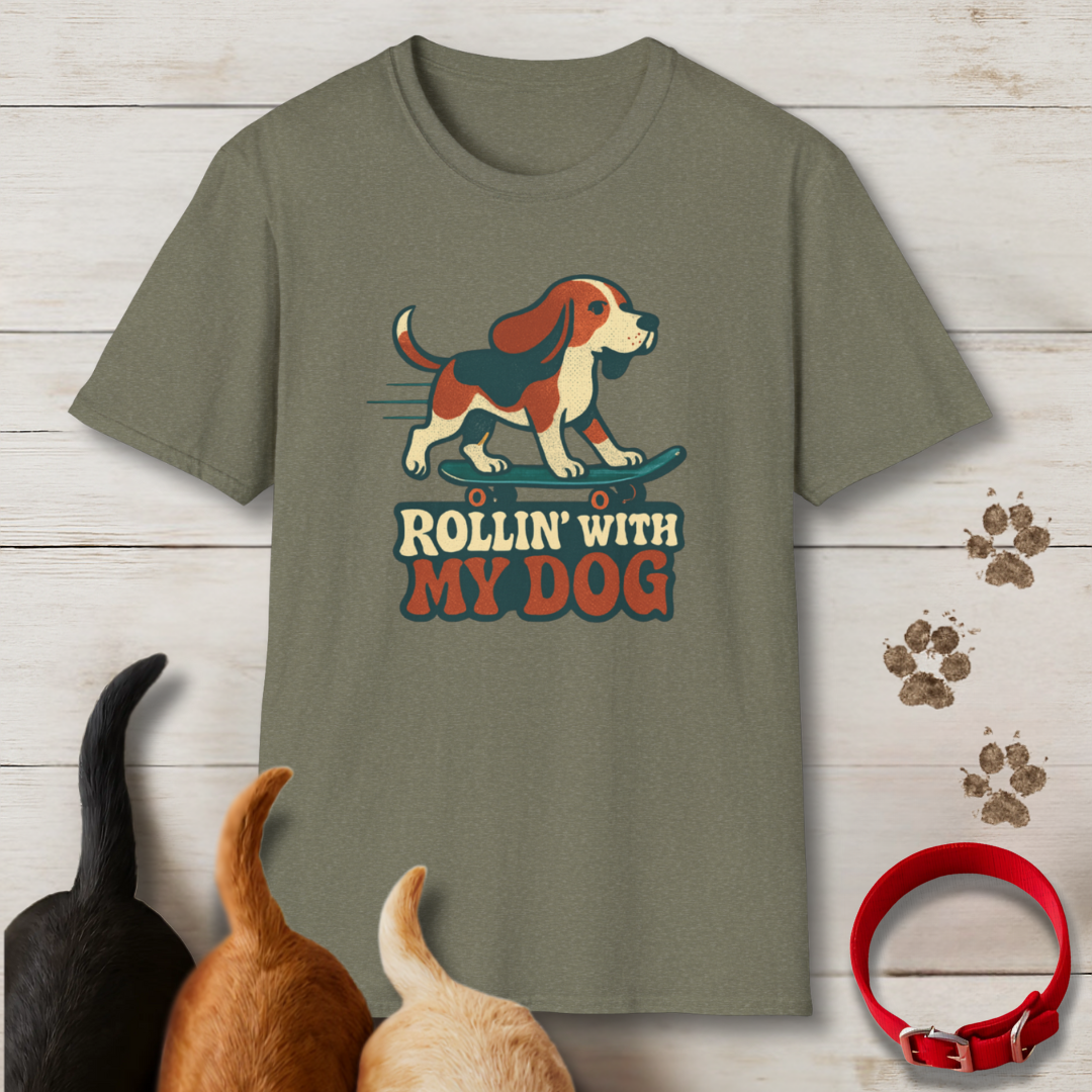 Rollin' With My Dog T-Shirt