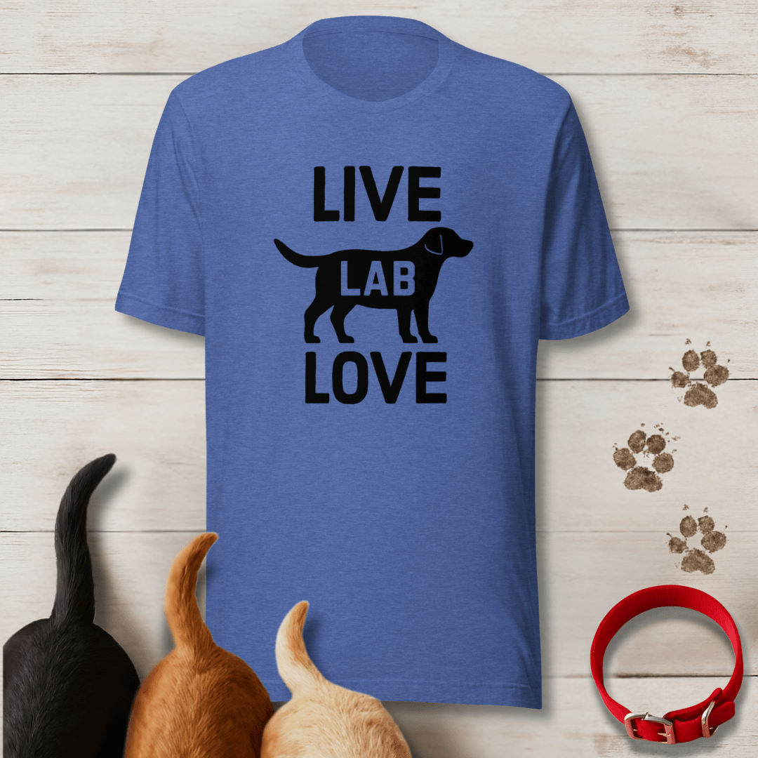 Live Lab Love T-Shirt - Tailwags Unlimited