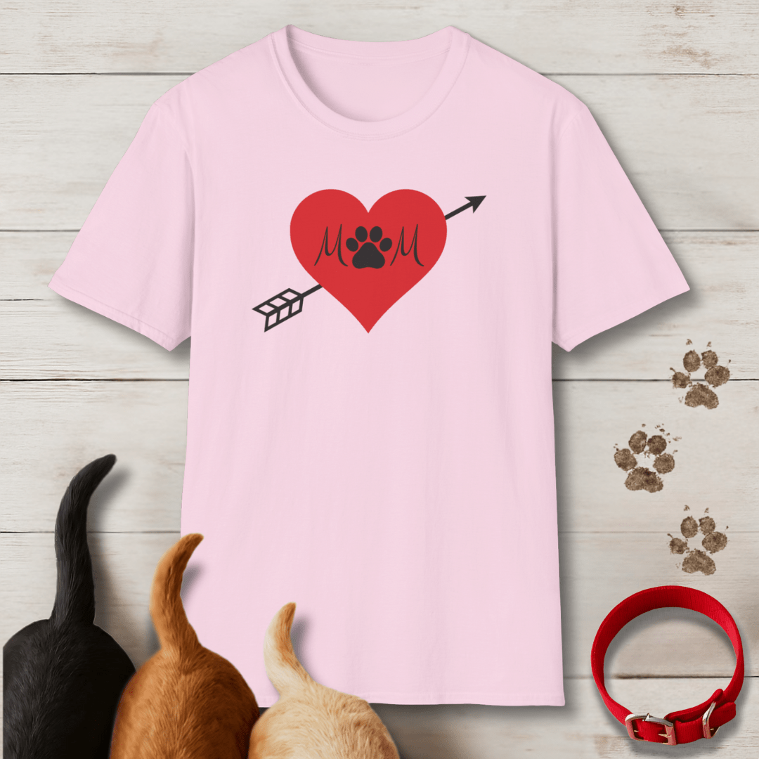 Mom Heart Tattoo T-Shirt - Tailwags Unlimited