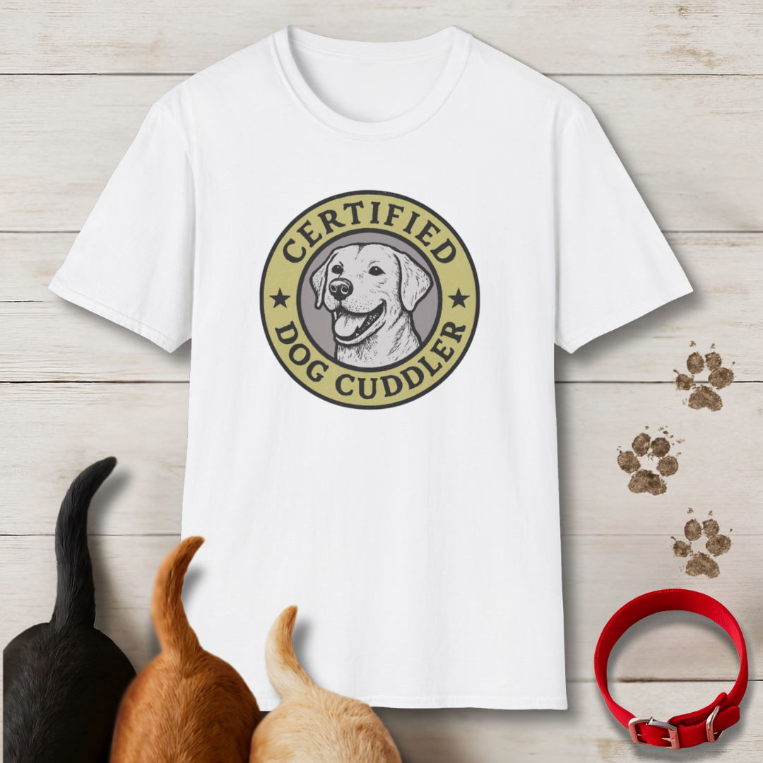 Certified Dog Cuddler T-Shirt