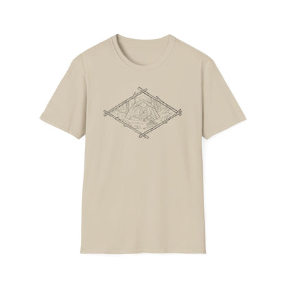 Camping Pup (No Color) T-Shirt