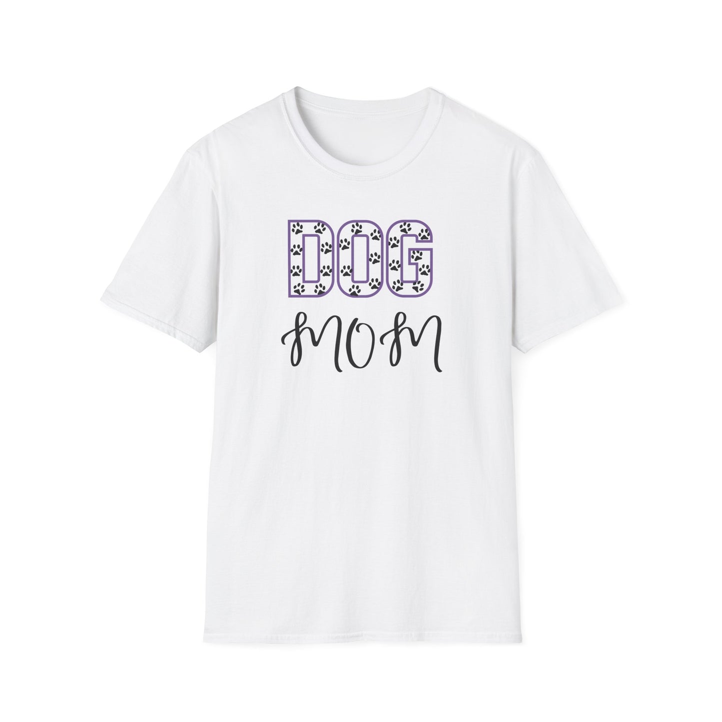 Paw Print Dog Mom T-Shirt