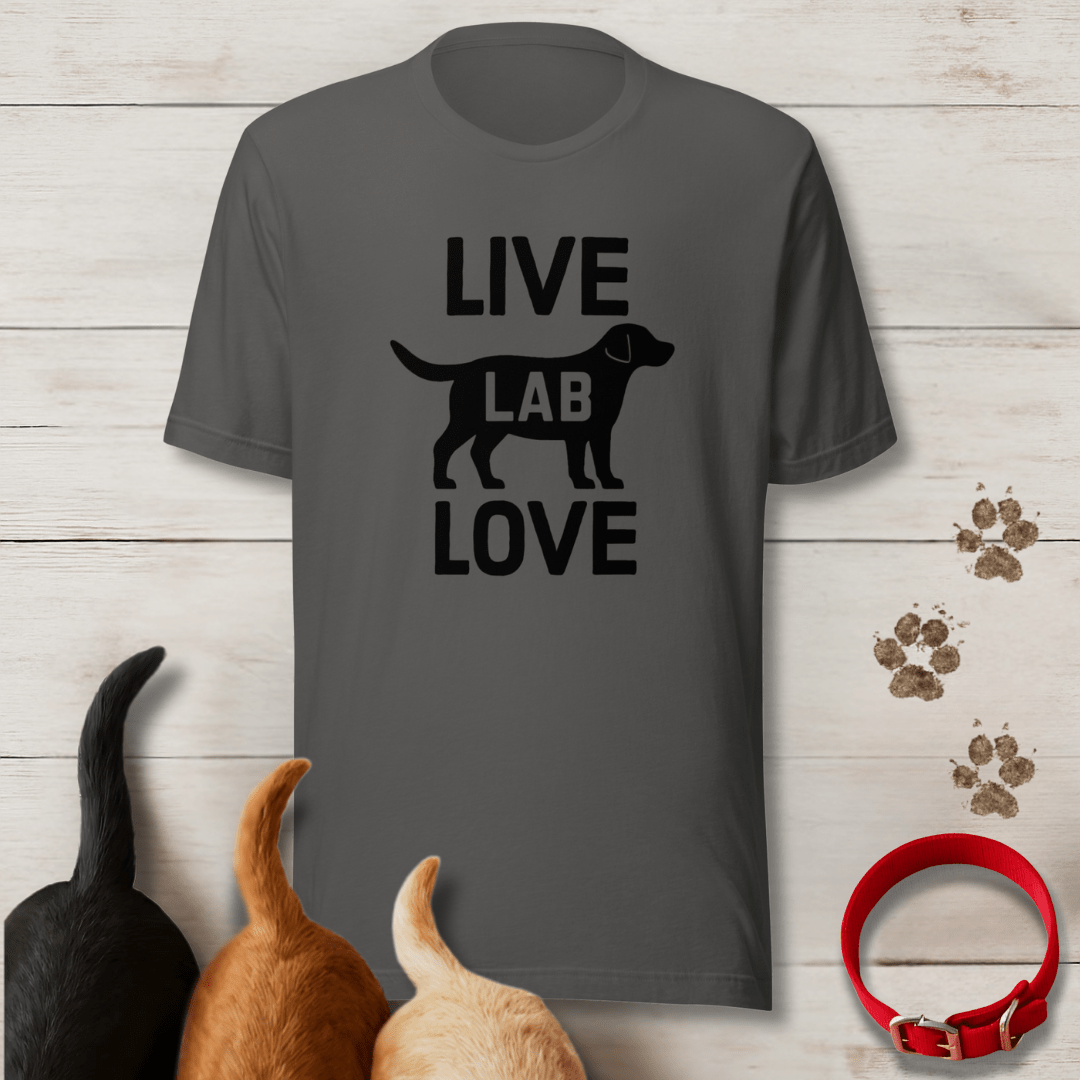 Live Lab Love T-Shirt - Tailwags Unlimited