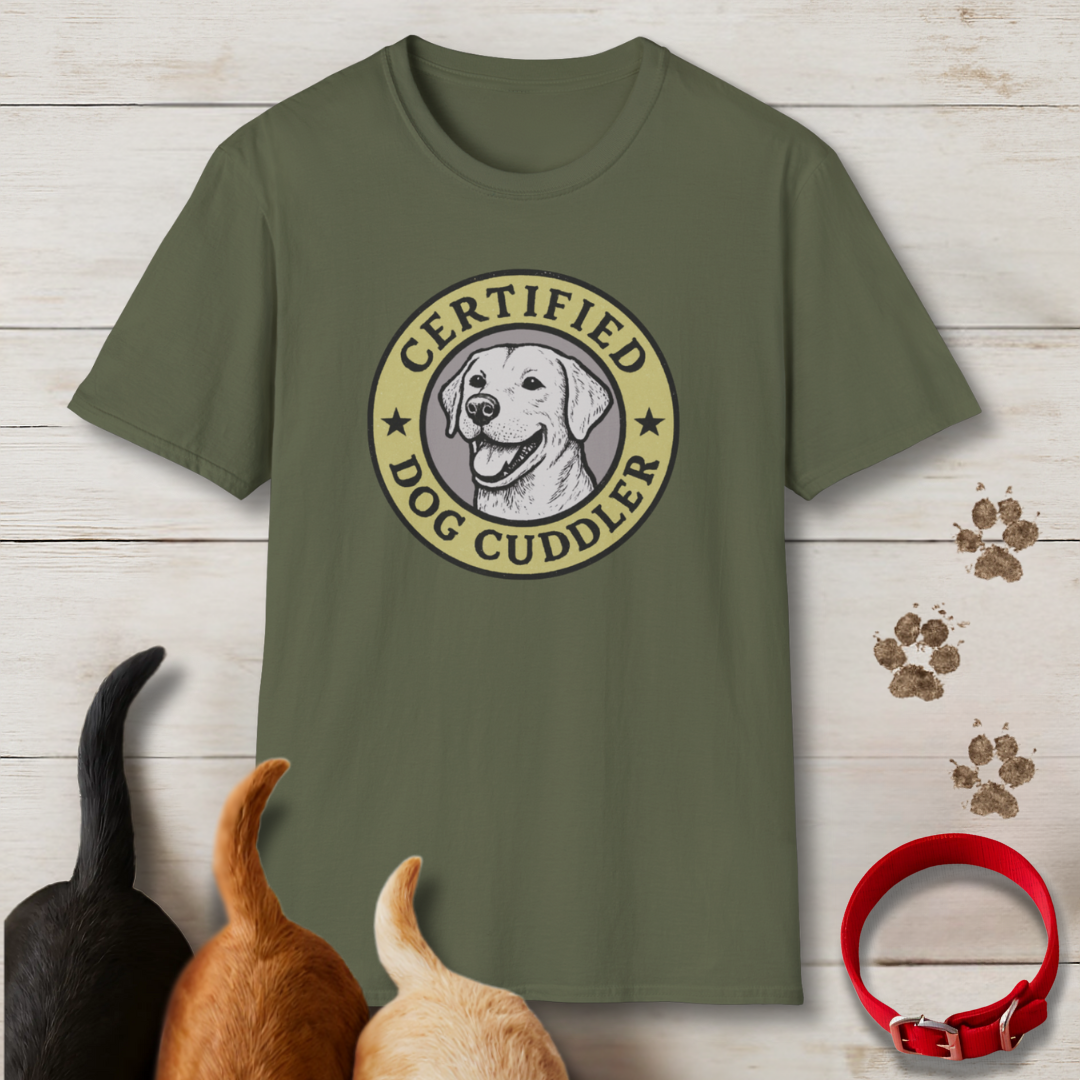 Certified Dog Cuddler T-Shirt