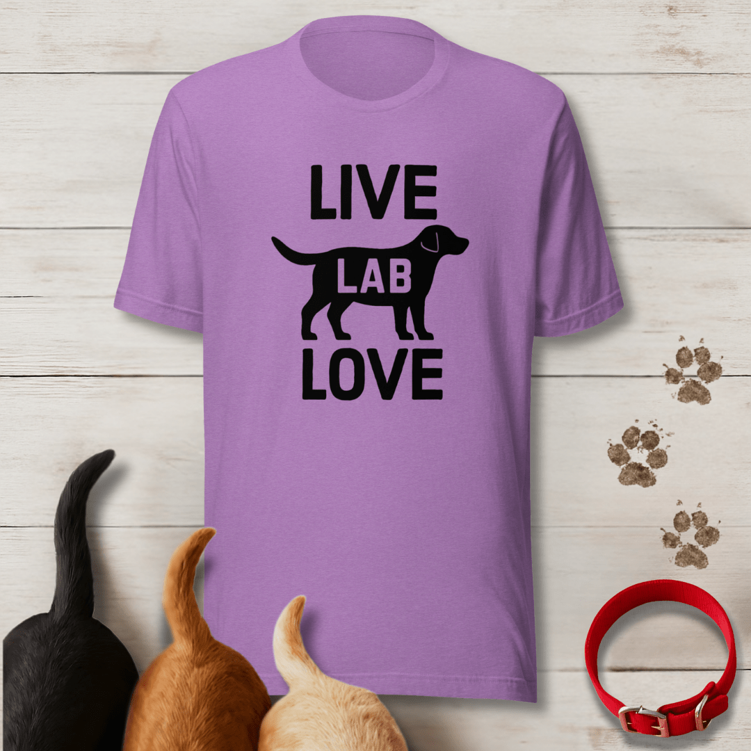 Live Lab Love T-Shirt - Tailwags Unlimited