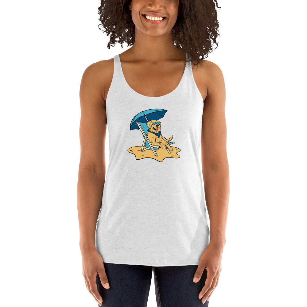 Beach Vibes Racerback Tank - TAILWAGS UNLIMITED