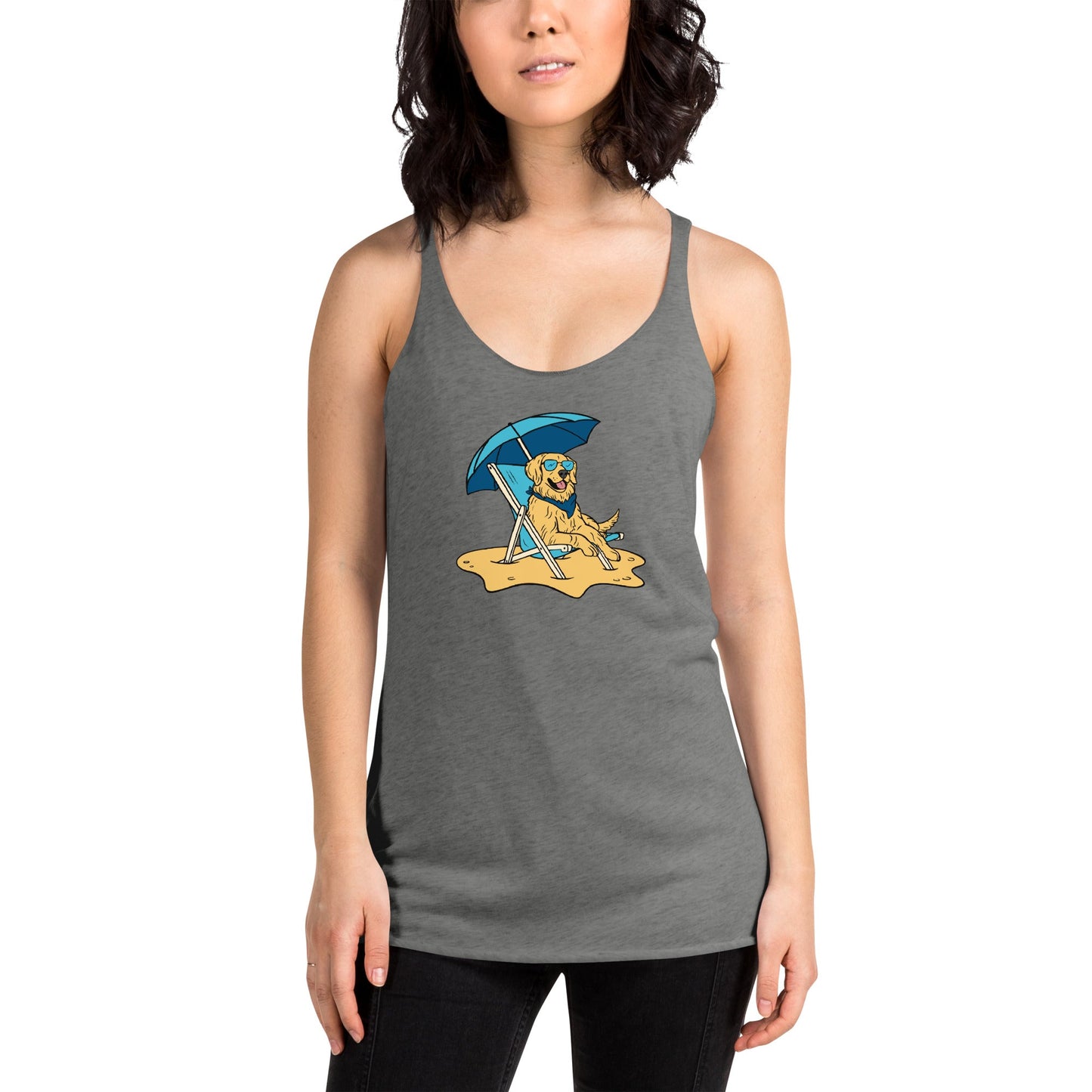 Beach Vibes Racerback Tank - TAILWAGS UNLIMITED