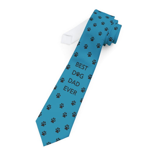 Best Dog Dad Ever Necktie - TAILWAGS UNLIMITED