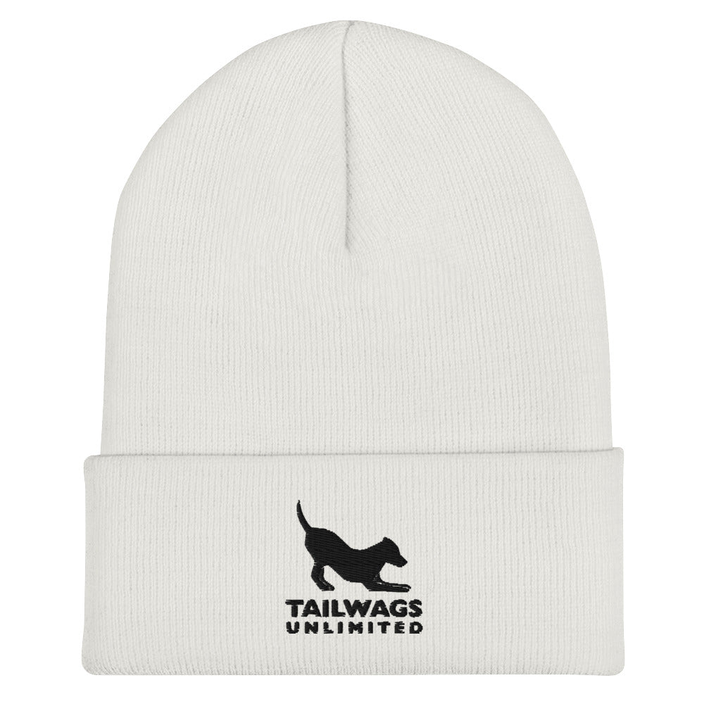 Black Logo Beanie - TAILWAGS UNLIMITED