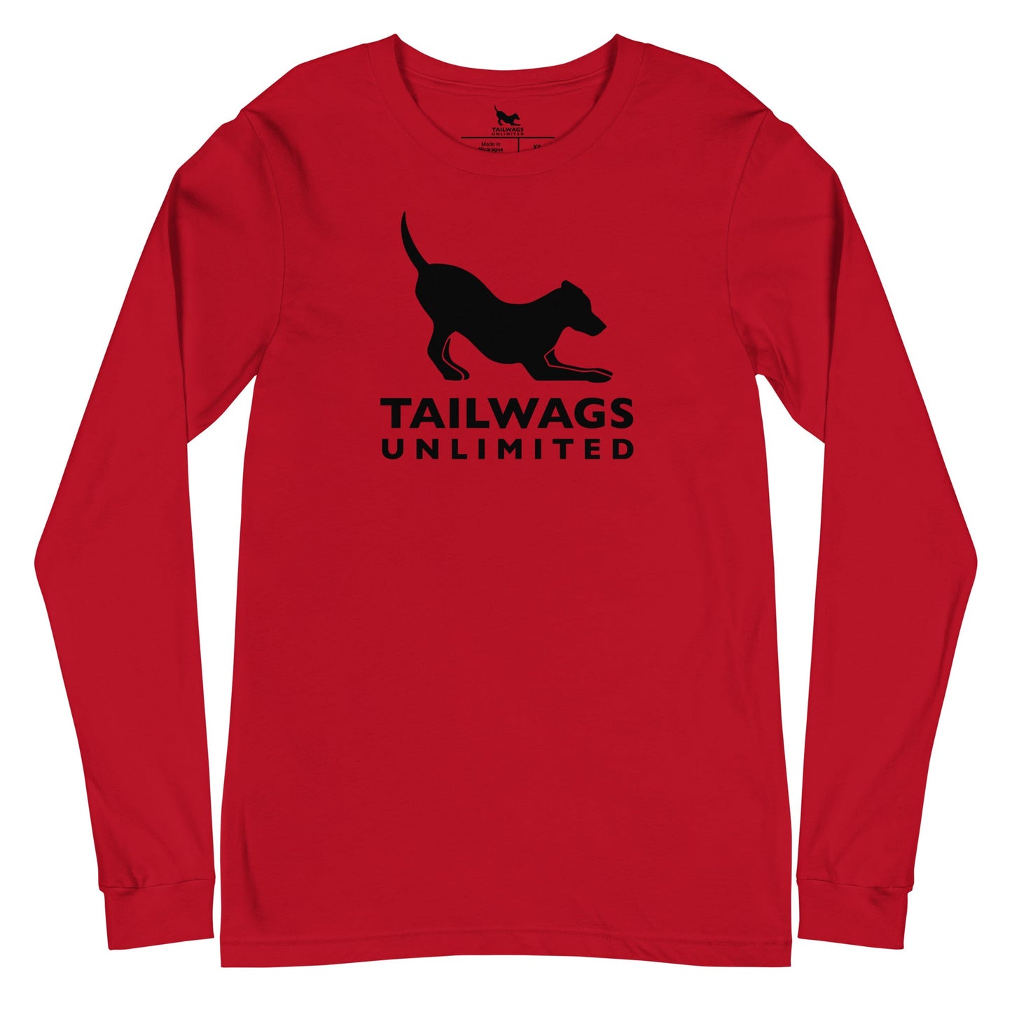 Black Logo Long Sleeve Tee - TAILWAGS UNLIMITED