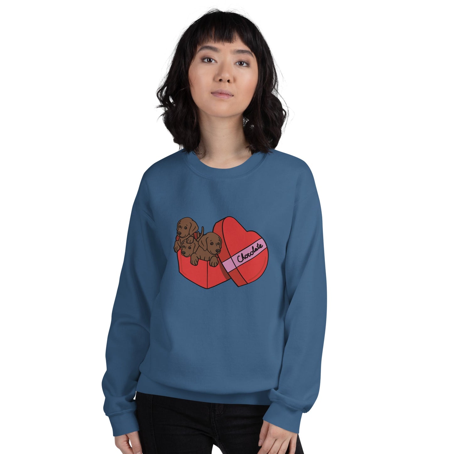 Box of Chocolates Crewneck Sweatshirt - TAILWAGS UNLIMITED