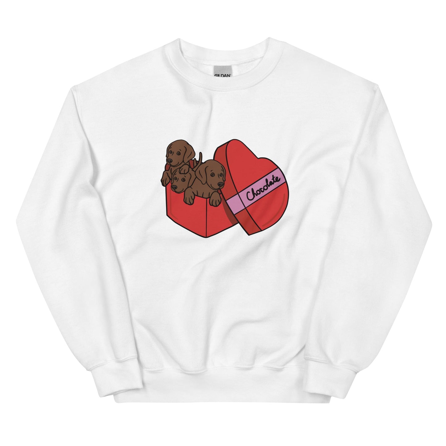 Box of Chocolates Crewneck Sweatshirt - TAILWAGS UNLIMITED