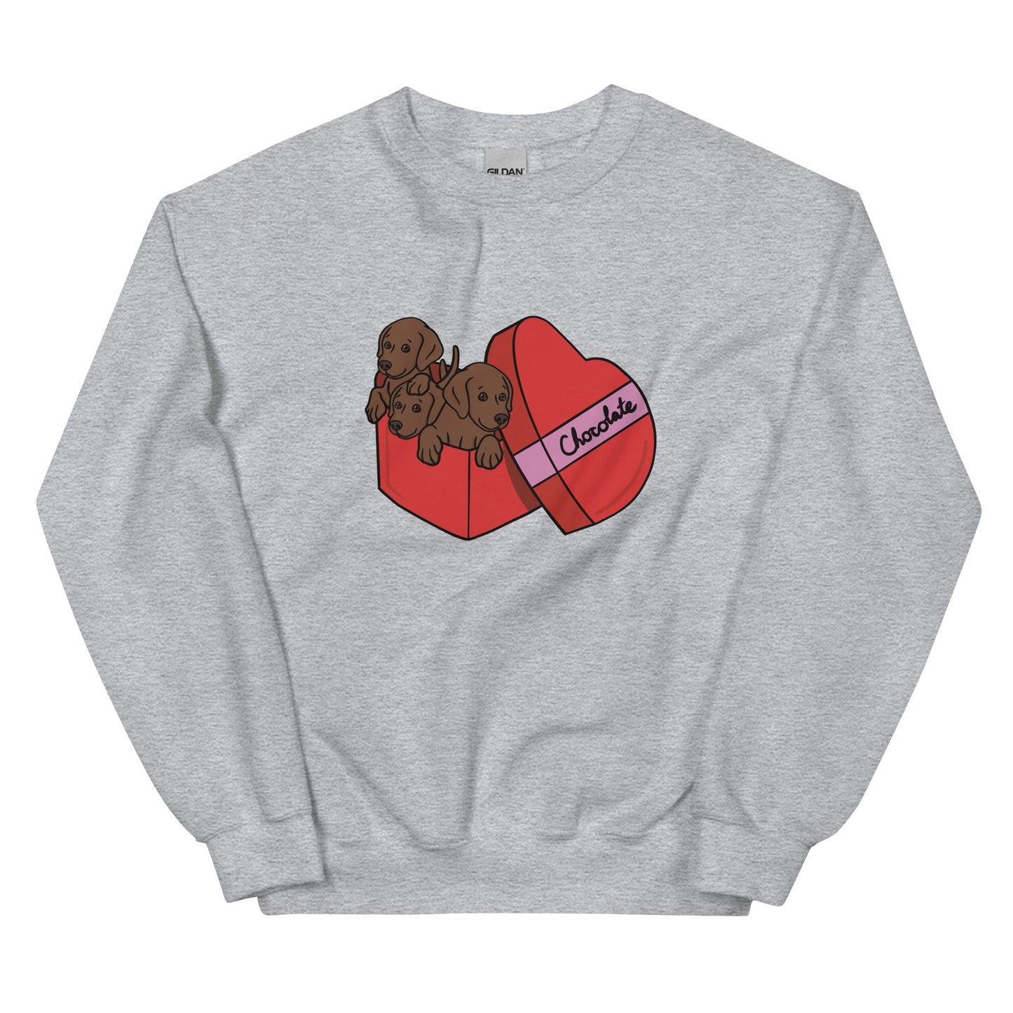 Box of Chocolates Crewneck Sweatshirt - TAILWAGS UNLIMITED