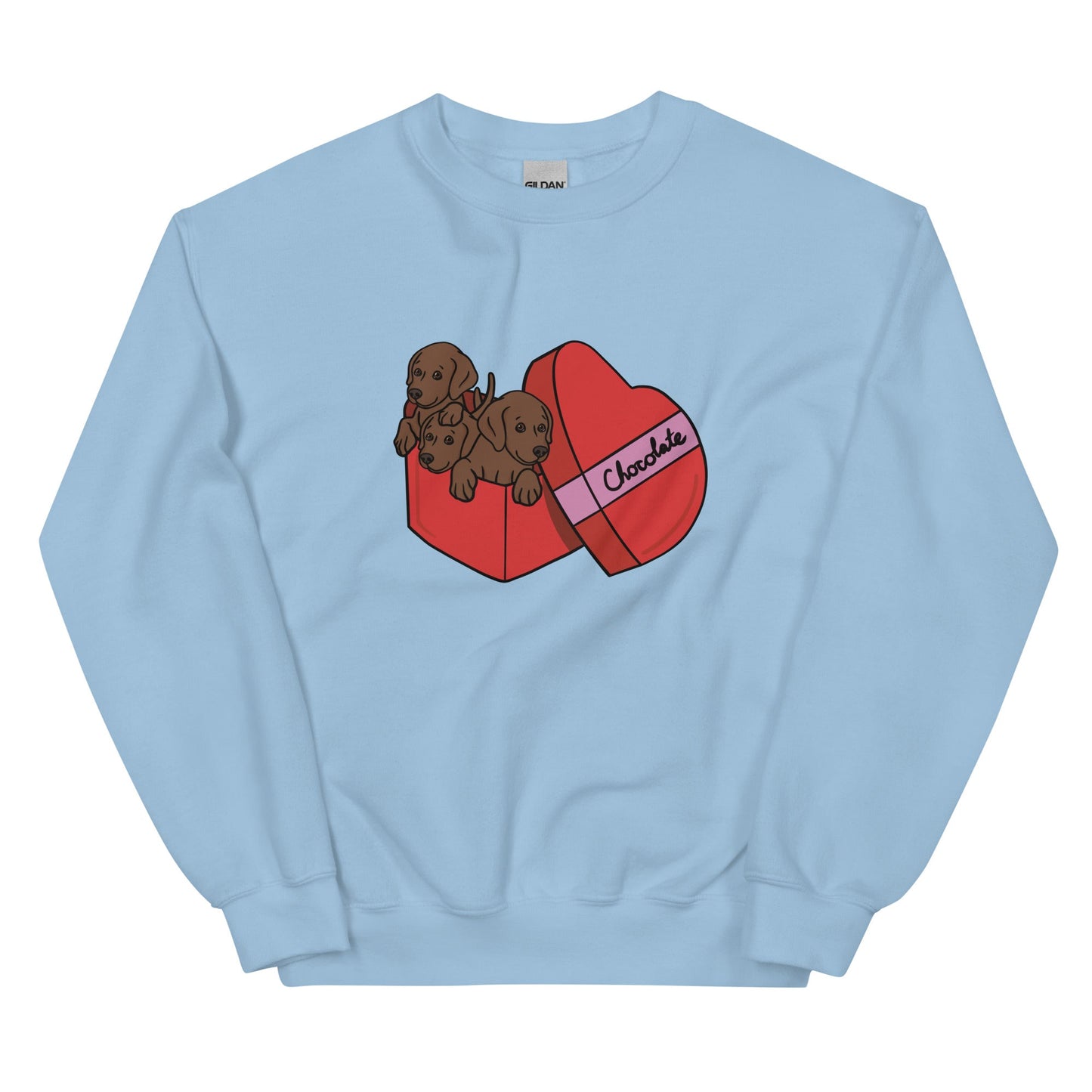 Box of Chocolates Crewneck Sweatshirt - TAILWAGS UNLIMITED