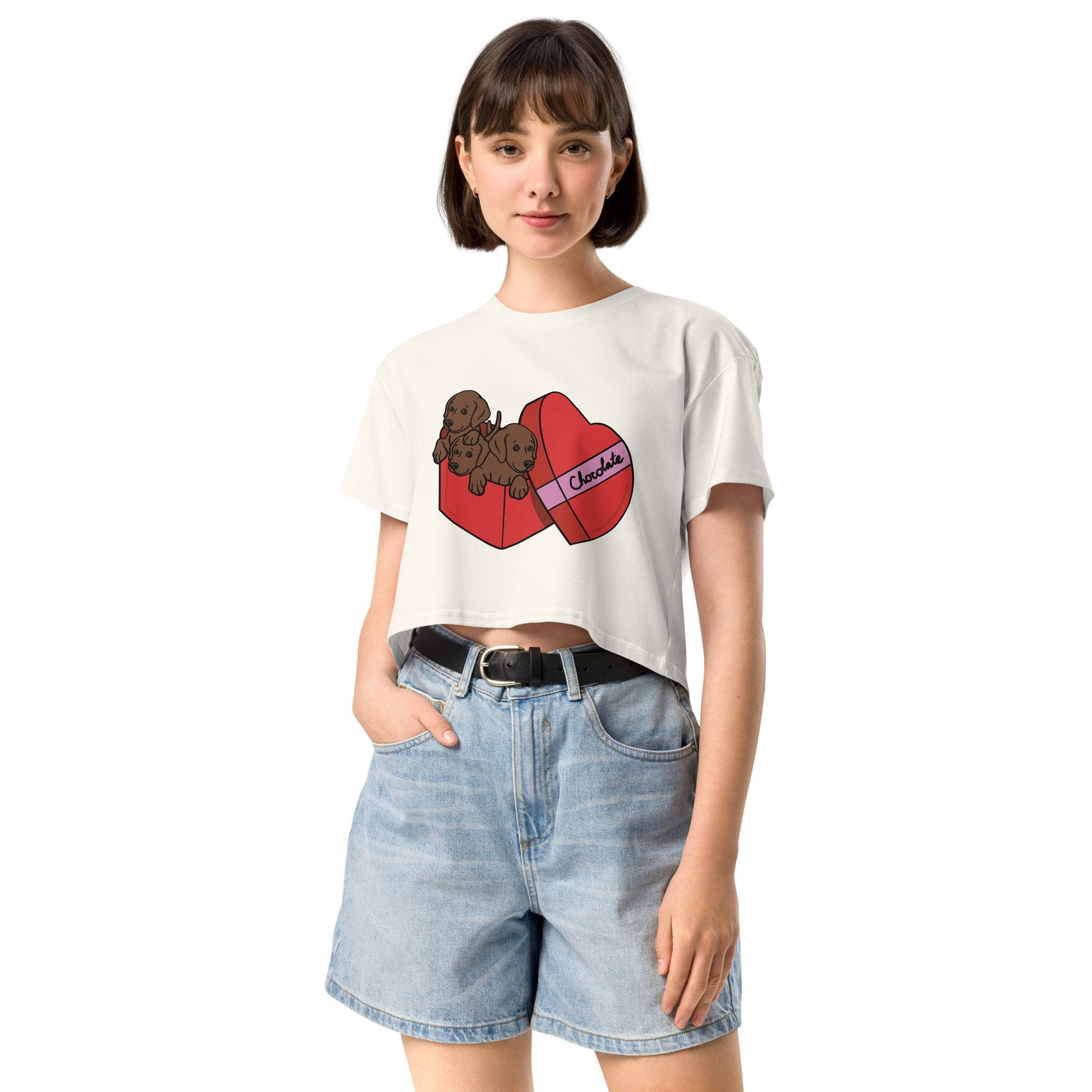 Box of Chocolates Crop Top - TAILWAGS UNLIMITED