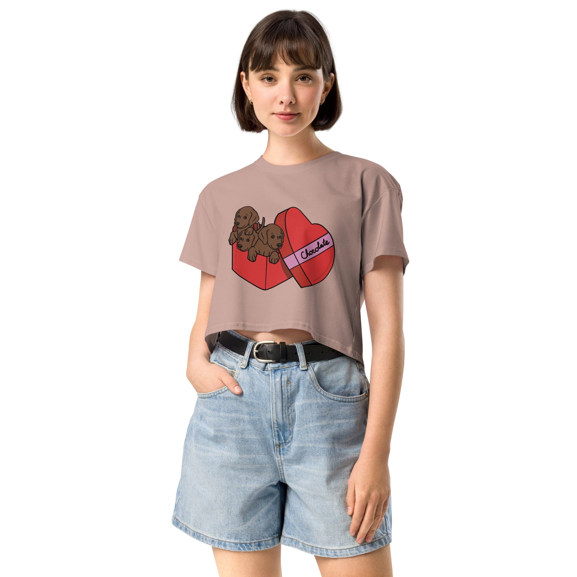 Box of Chocolates Crop Top - TAILWAGS UNLIMITED